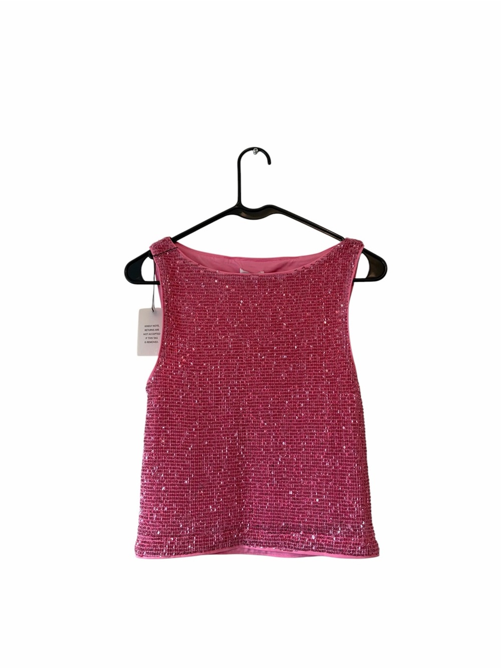 Lovers + Friends Pink Sequin Selma Top - Picture 6 of 10